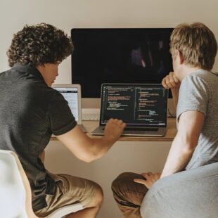 Men at Laptops